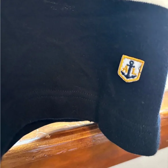 Amour Lux Cotton Navy Striped Sailor Dress French Classic Preppy YachtStyle - Picture 8 of 12